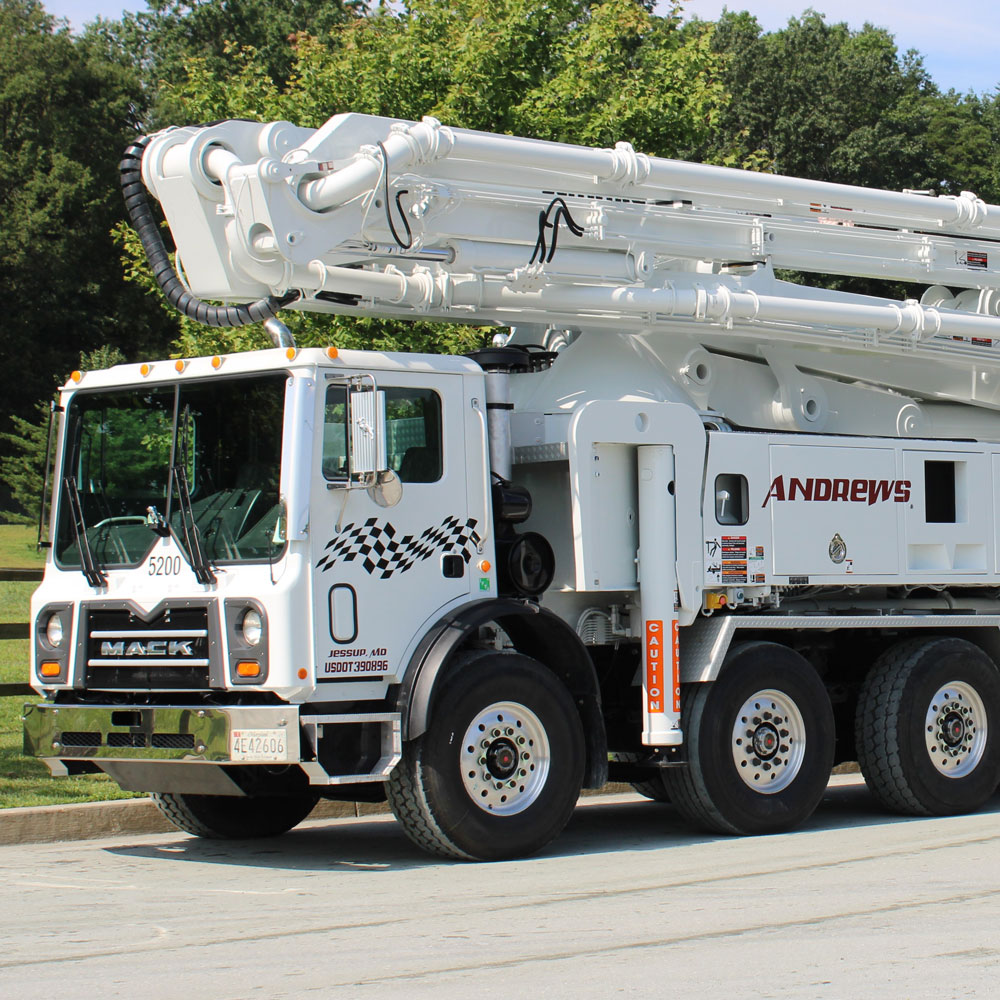 Andrews Equipment boom pump