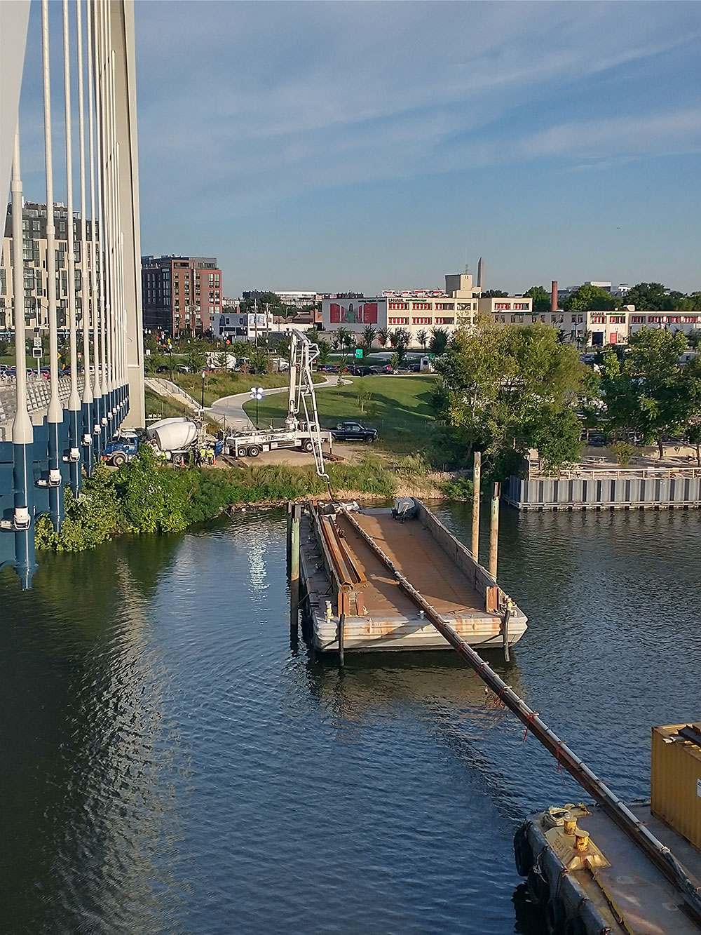 vessel collision barrier in Washington, D.C.
