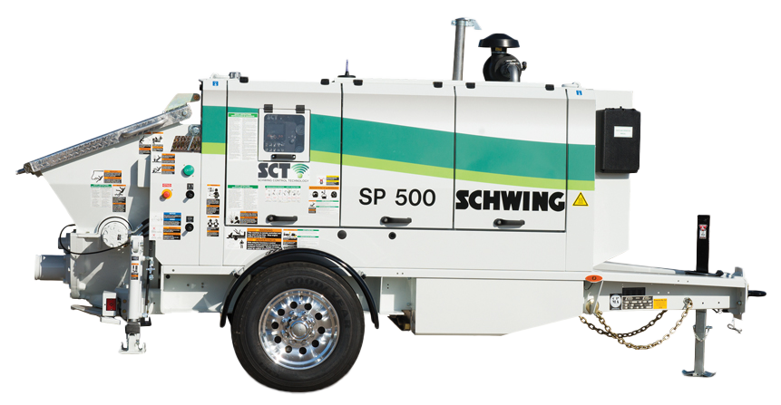 SP500 Schwing Trailer Pump