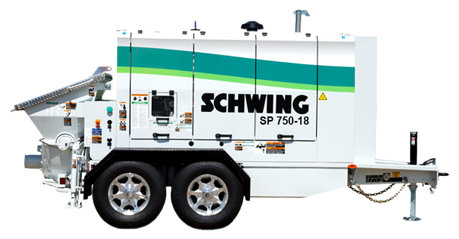 SP750 Schwing Trailer Pump